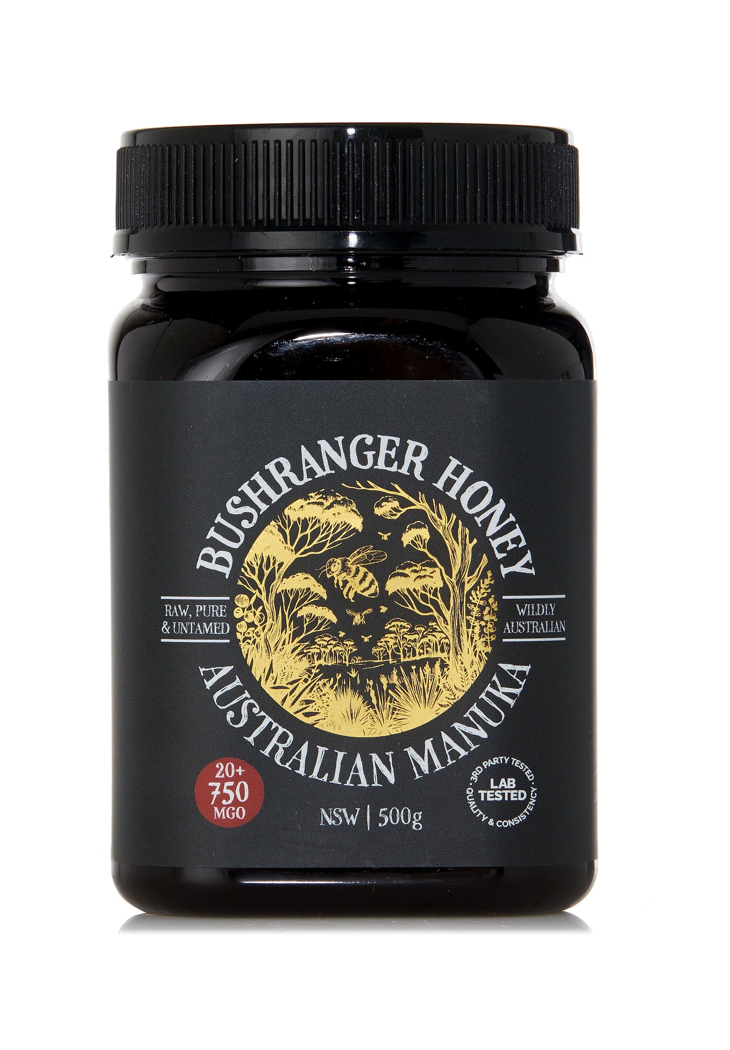 Bushranger Honey 20+ Manuka Honey - 750 MGO 500G