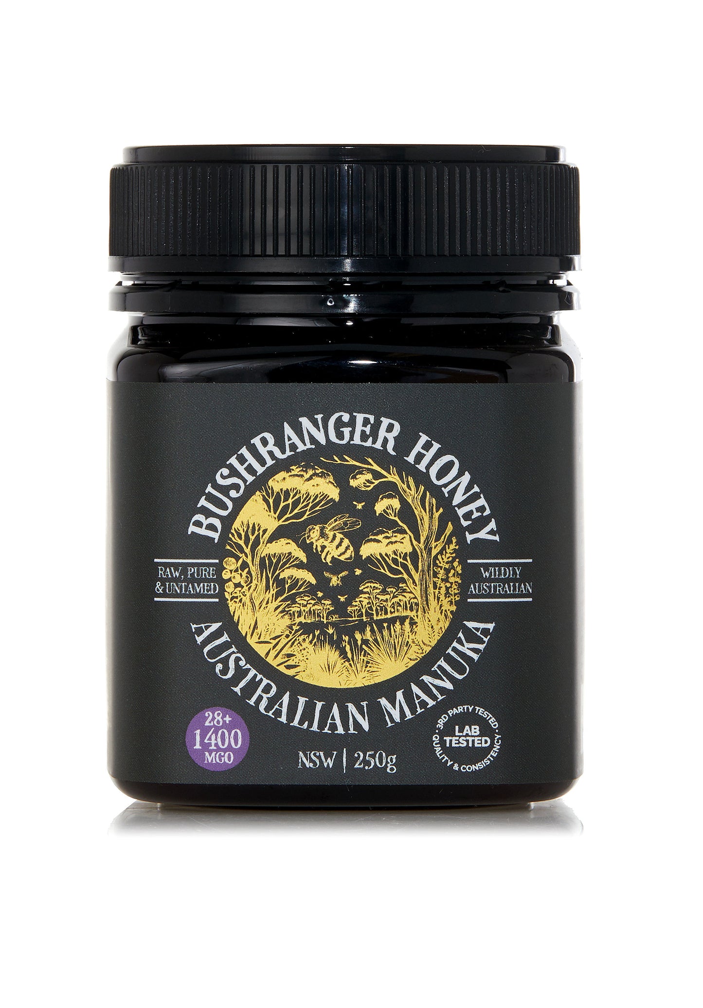 Bushranger Honey 28+ Manuka Honey - 1400 MGO 250G