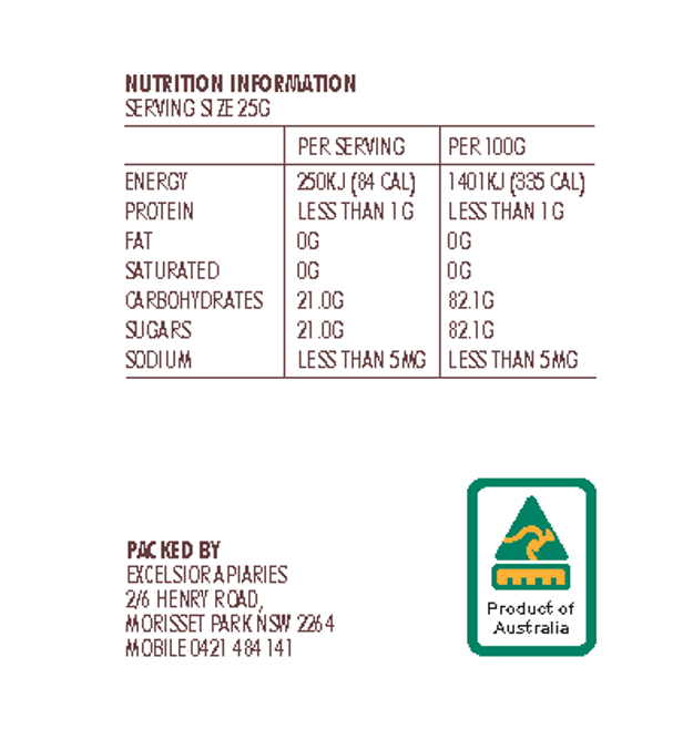 Bushranger Australian Honeycomb 190g