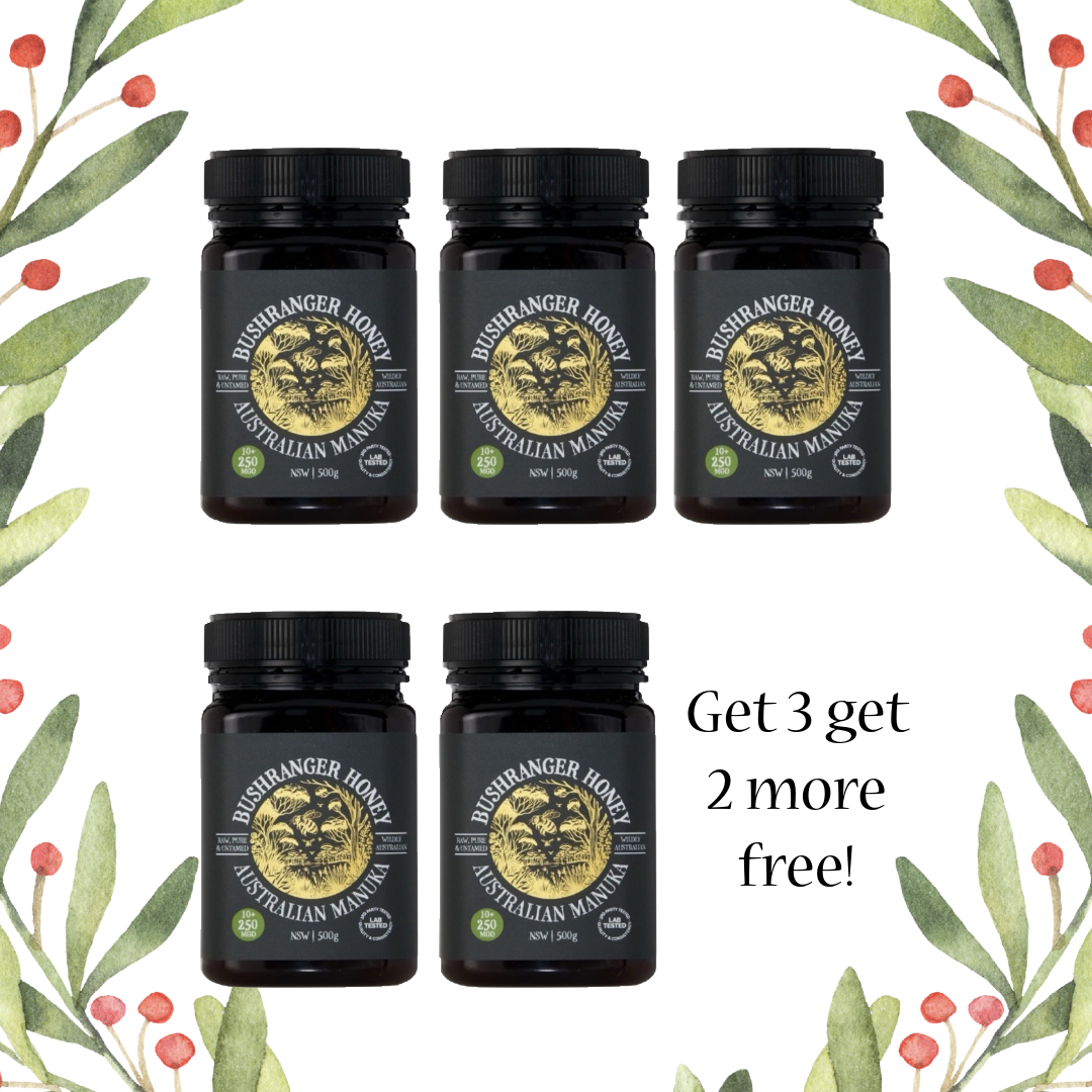 BUY 3 GET 2 FREE -  10+ Manuka Honey  250 MGO