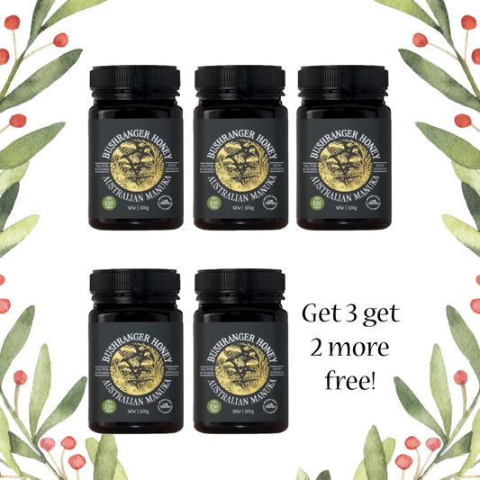 BUY 3 GET 2 FREE -  10+ Manuka Honey  250 MGO
