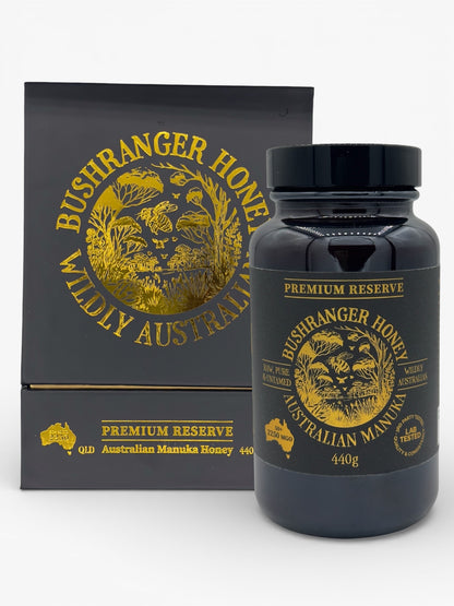 Bushranger Honey Limited Edition 50+ 2250MGO 440g Manuka Premium Gift Box