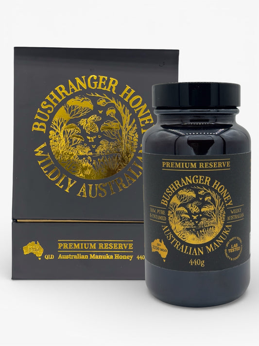 Bushranger Honey Limited Edition 50+ 2250MGO 440g Manuka Premium Gift Box