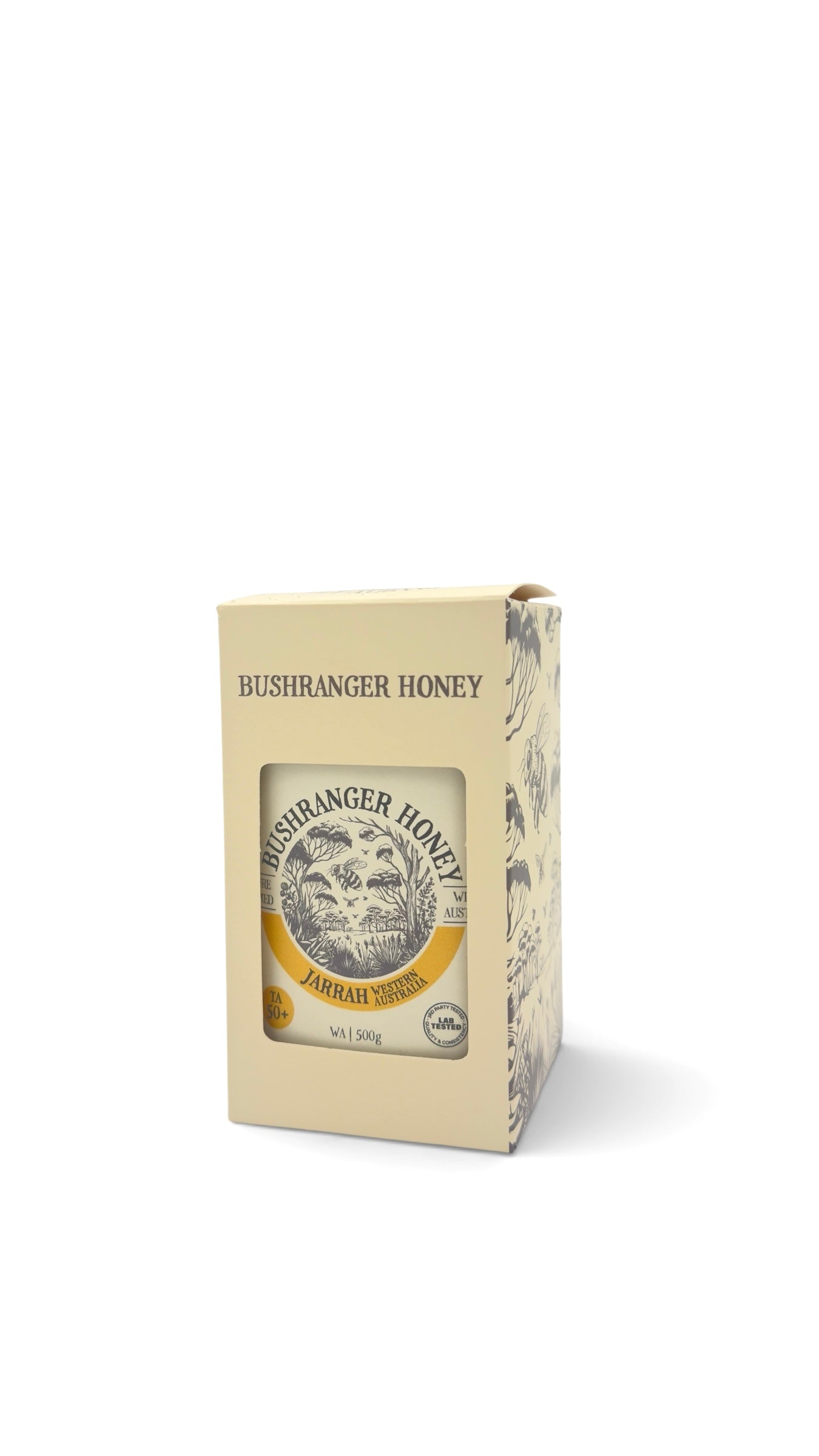 Bushranger Honey Jarrah Western Australia Honey TA 50+ 500g Gift Box