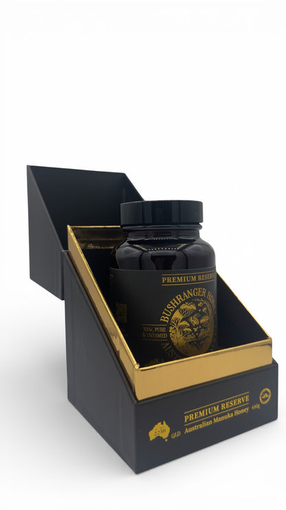 Bushranger Honey Limited Edition 50+ 2250MGO 440g Manuka Premium Gift Box