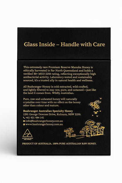 Bushranger Honey Limited Edition 50+ 2250MGO 440g Manuka Premium Gift Box
